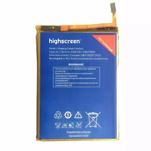بطارية الهاتف الذكي ينطبق على Highscreen Power Five Evo