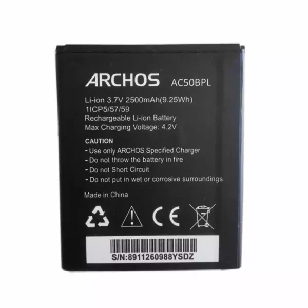 بطارية الهاتف الذكي ينطبق على ARCHOS AC50BPL