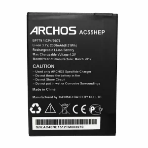 بطارية الهاتف الذكي ينطبق على ARCHOS AC55HEP
