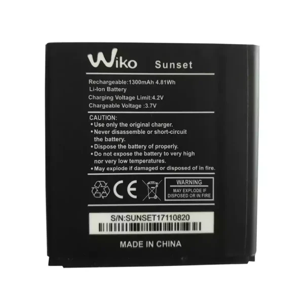 بطارية الهاتف الذكي ينطبق على Wiko Sunset