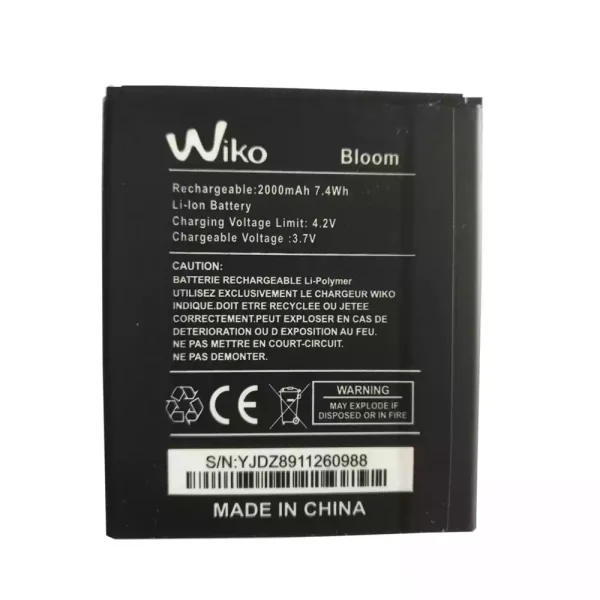 بطارية الهاتف الذكي ينطبق على Wiko Bloom