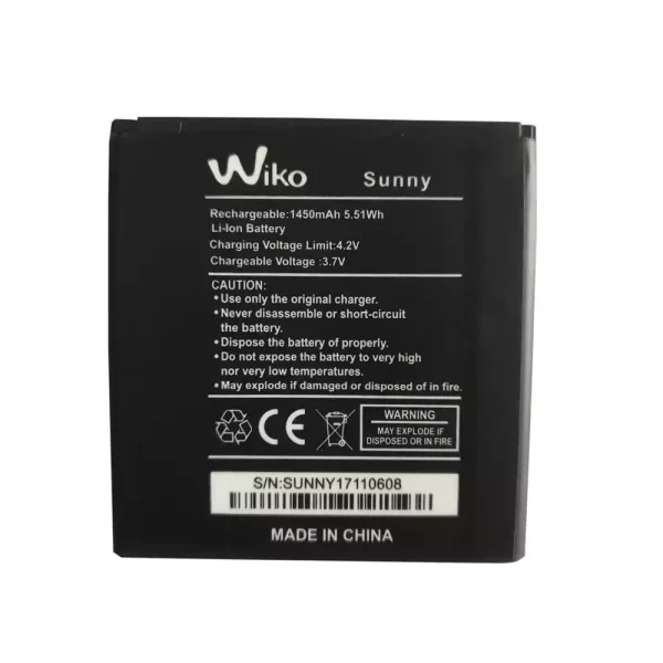 بطارية الهاتف الذكي ينطبق على Wiko Sunny