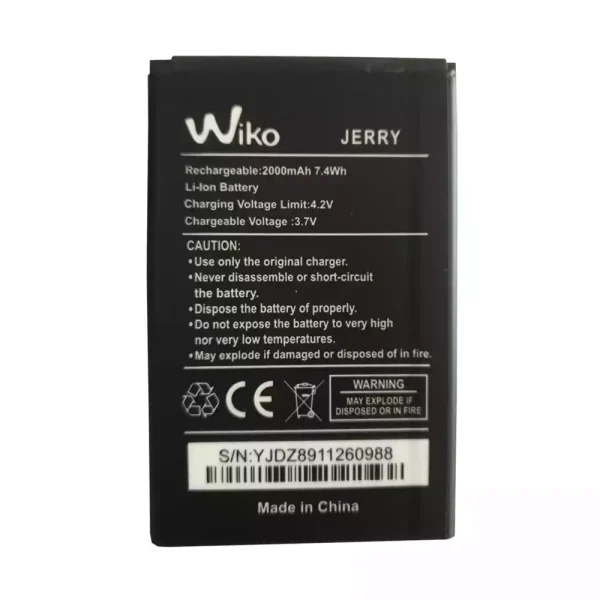 بطارية الهاتف الذكي ينطبق على Wiko JERRY