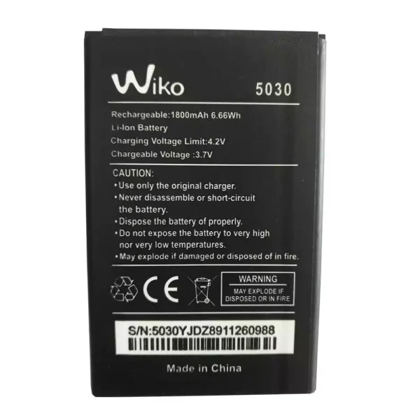 بطارية الهاتف الذكي ينطبق على Wiko 5030