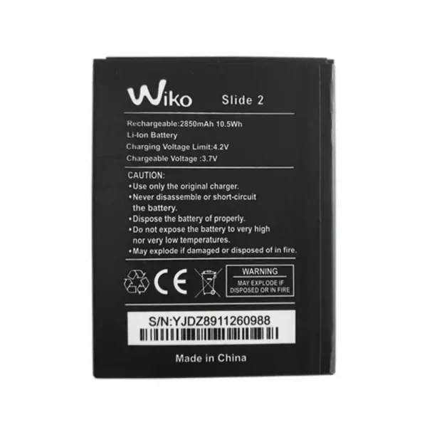 بطارية الهاتف الذكي ينطبق على Wiko Slide 2