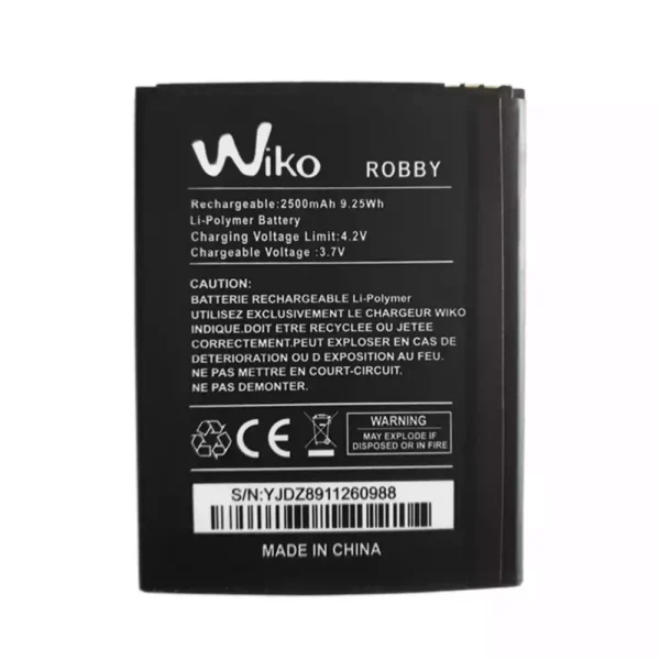 بطارية الهاتف الذكي ينطبق على Wiko ROBBY