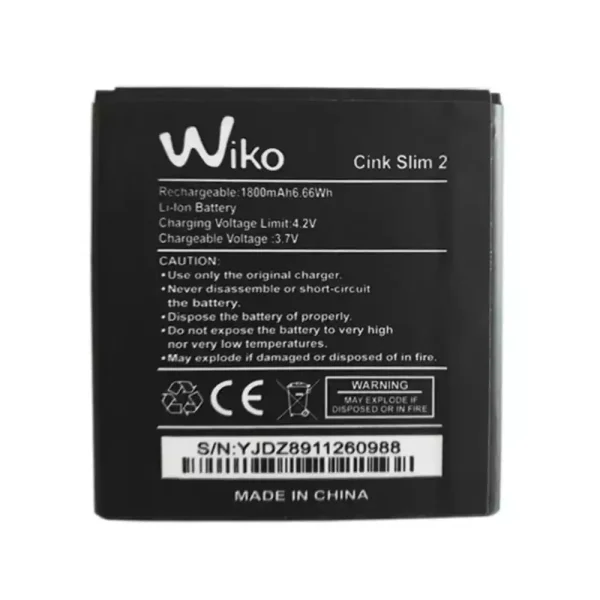 بطارية الهاتف الذكي ينطبق على Wiko Cink Slim 2