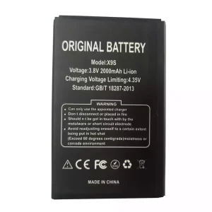 بطارية الهاتف الذكي ينطبق على DOOGEE X9S