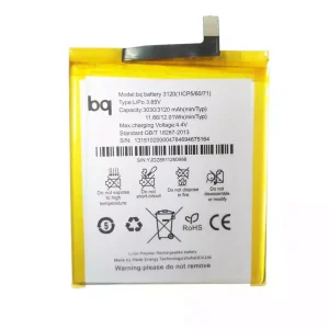 بطارية الهاتف الذكي ينطبق على BQ Aquaris M5