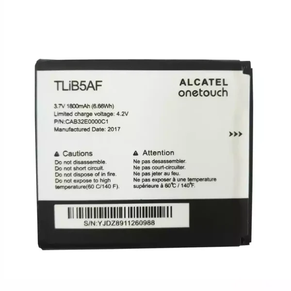 بطارية الهاتف الذكي TLiB5AF ينطبق على Alcatel onetouch OT997,5035