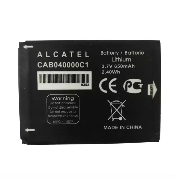 بطارية الهاتف الذكي CAB04000C1 ينطبق على Alcatel OT203