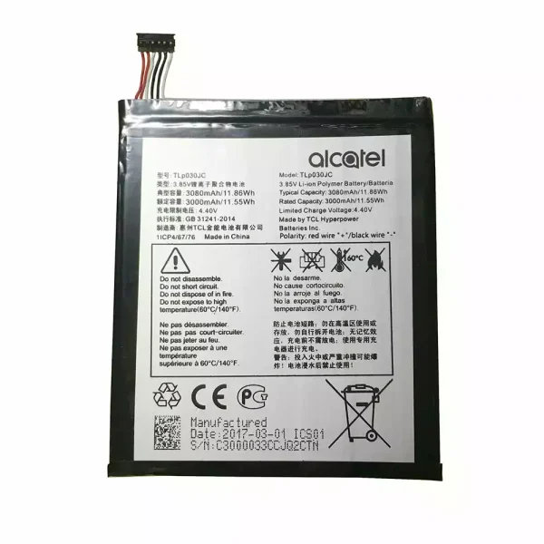 بطارية الهاتف الذكي TLP030JC ينطبق على Alcatel