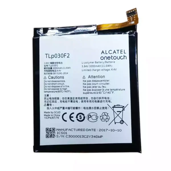 بطارية الهاتف الذكي TLP030F2 ينطبق على Alcatel