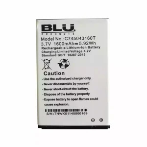بطارية الهاتف الذكي ينطبق على BLU C745043160T