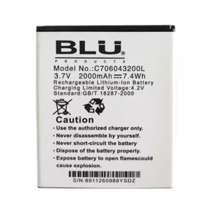 بطارية الهاتف الذكي ينطبق على BLU C706043200L