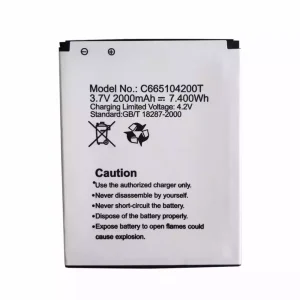 بطارية الهاتف الذكي ينطبق على BLU C665104200T