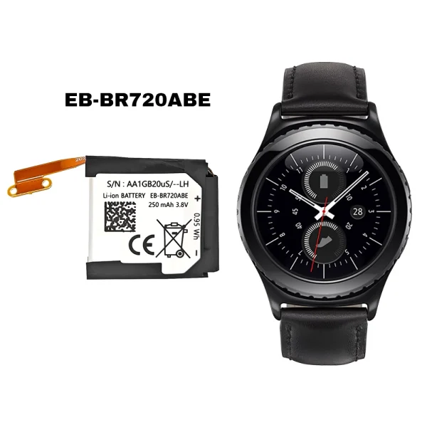 ⁦بطارية بديلة EB-BR720ABE ينطبق على Samsung Gear S2 Classic (SM-R720),Gear S2 Classic  R732 (SM-R732)⁩ - الصورة ⁦4⁩