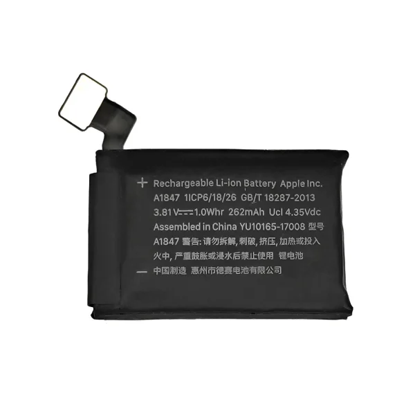 بطارية بديلة A1847 ينطبق على Apple Watch Series 3 GPS (38mm)