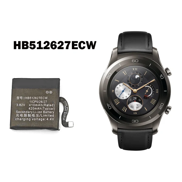 ⁦بطارية بديلة HB512627ECW ينطبق على HUAWEI Watch 2,Watch 2 Pro,Watch GT⁩ - الصورة ⁦4⁩