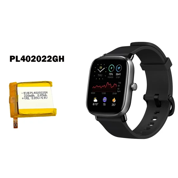 ⁦بطارية بديلة PL402022GH ينطبق على Amazfit GTS 2 Mini,A2010⁩ - الصورة ⁦4⁩