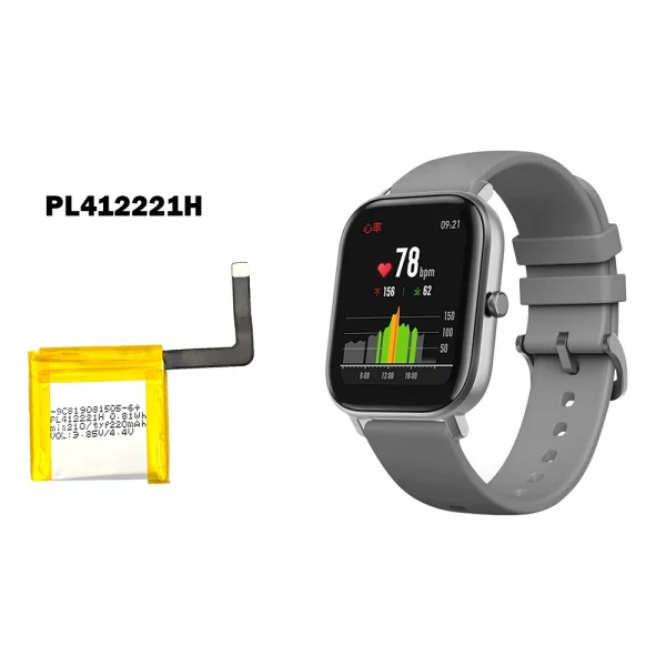 ⁦بطارية بديلة PL412221H ينطبق على Amazfit GTS,A1914/A1913⁩ - الصورة ⁦4⁩