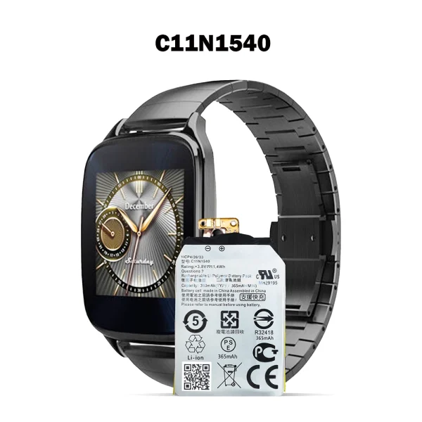 ⁦بطارية بديلة C11N1540 ينطبق على ASUS ZenWatch 2⁩ - الصورة ⁦4⁩