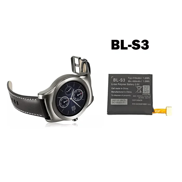 ⁦بطارية بديلة BL-S3 ينطبق على LG G Watch R W110,Urbane Watch W150⁩ - الصورة ⁦4⁩