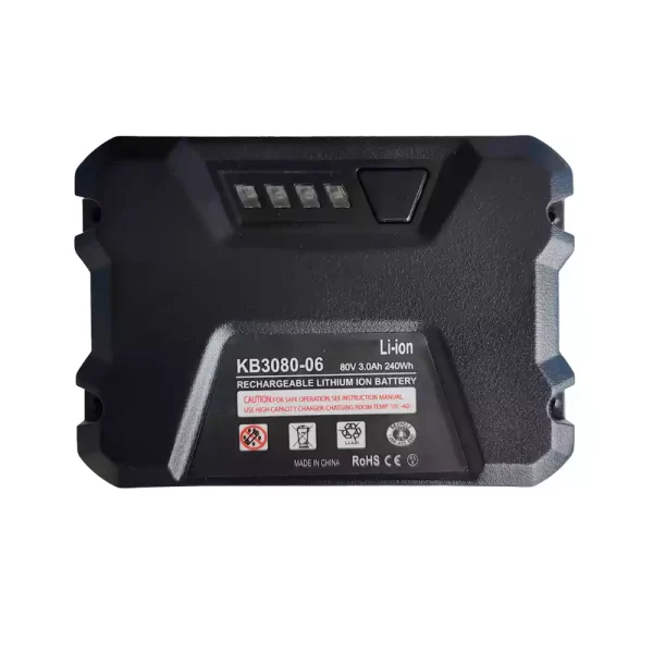 ⁦80V 3.0Ah بطارية بديلة لـ Greenworks KB3080 KB3080-sa06⁩ - الصورة ⁦4⁩