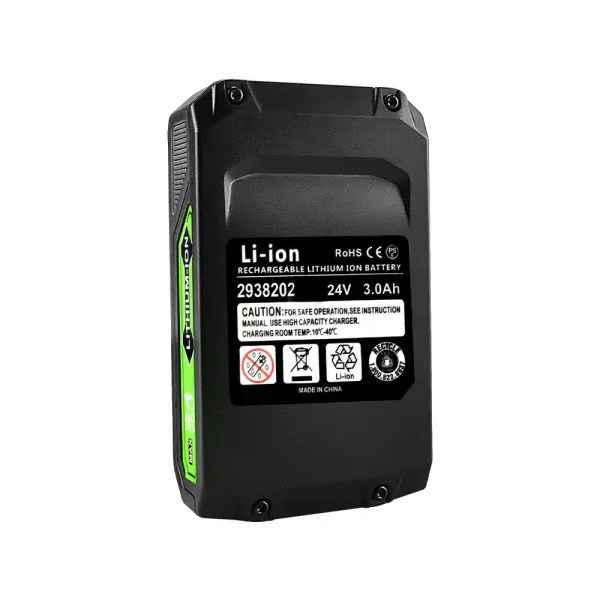 24V 3.0Ah بطارية بديلة لـ Greenworks 2938202