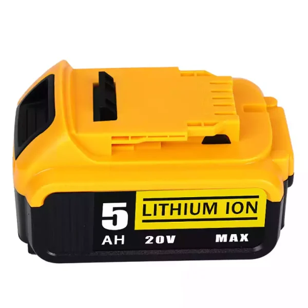 ⁦20V 5.0Ah بطارية بديلة لـ DEWALT DCG412,DCG412B,DCG412L2,DCS331B,DCS331L1,DCS331L2,DCS331N⁩ - الصورة ⁦2⁩
