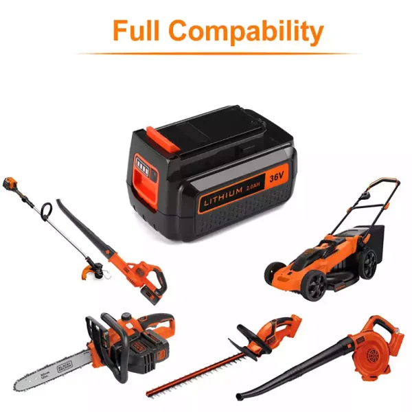 ⁦36V 2.0Ah بطارية بديلة لـ Black&Decker LST136,LST420,LST220,LST400,LST300⁩ - الصورة ⁦4⁩