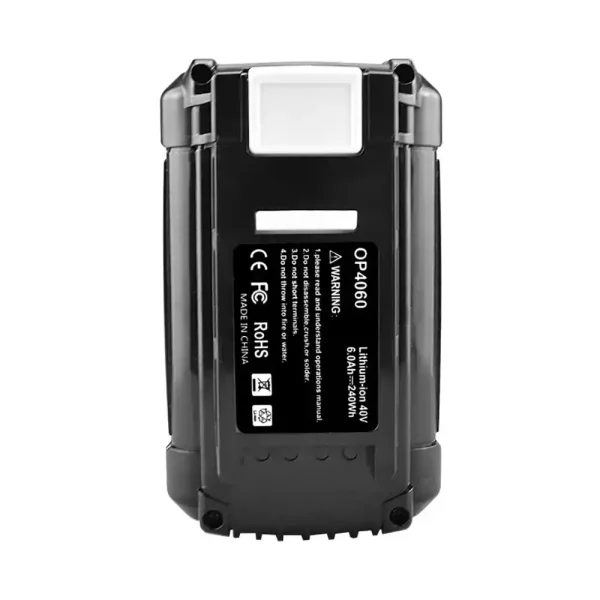 ⁦40V 6.0Ah بطارية بديلة لـ Ryobi RY40180,RY40200,RY40201A,RY40202,RY40204,RY40400,RY40402A,RY40403,RY40411,RY40502A,RY40511,RY40601A⁩ - الصورة ⁦4⁩