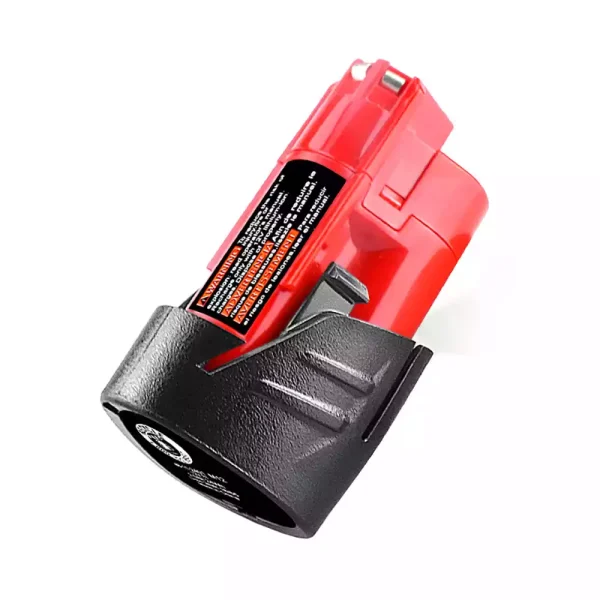 ⁦12V 2.0Ah بطارية بديلة لـ Milwaukee 48-sa11-sa2401,48-sa11-sa2402,48-sa11-sa2420,48-sa11-sa2430,48-sa11-sa2411,48-sa11-sa2412⁩ - الصورة ⁦2⁩