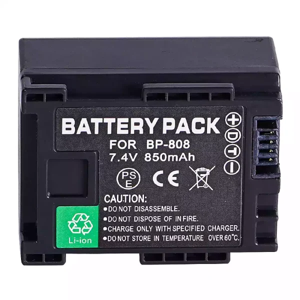 بطارية الكاميرا Canon BP-807 BP-808 BP-809