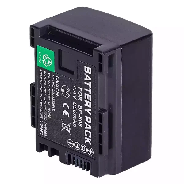⁦بطارية الكاميرا Canon BP-807 BP-808 BP-809⁩ - الصورة ⁦3⁩