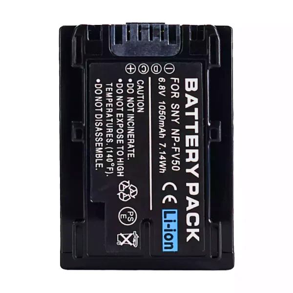 ⁦بطارية الكاميرا SONY NP-FV30,NP-FV40,NP-FV50⁩ - الصورة ⁦4⁩