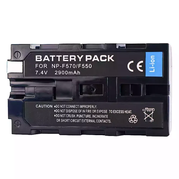⁦بطارية الكاميرا SONY NP-F570 NP-F550⁩ - الصورة ⁦2⁩