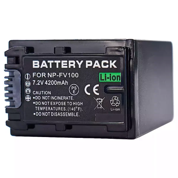 ⁦بطارية الكاميرا SONY NP-FV100⁩ - الصورة ⁦2⁩
