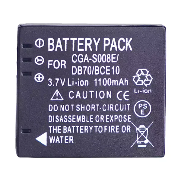 بطارية الكاميرا PANASONIC DMW-BCE10 DMW-BCE10PP DMW-BCE10E VW-VBJ10 VW-VBJ10E