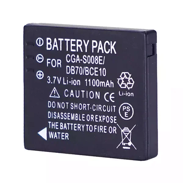 ⁦بطارية الكاميرا PANASONIC DMW-BCE10 DMW-BCE10PP DMW-BCE10E VW-VBJ10 VW-VBJ10E⁩ - الصورة ⁦2⁩