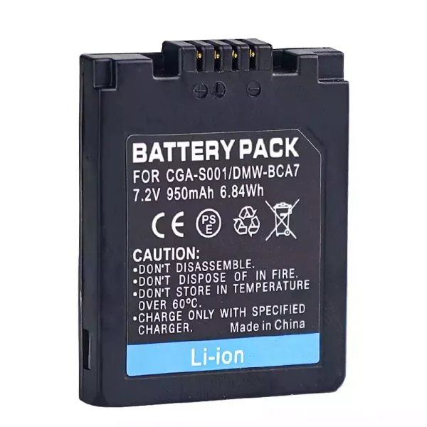 ⁦بطارية الكاميرا PANASONIC CGA-S001 DMW-BCA7⁩ - الصورة ⁦3⁩