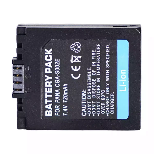 ⁦بطارية الكاميرا PANASONIC Lumix DMC-FZ1 DMC-FZ2 DMC-FZ3 DMC-FZ4 DMC-FZ5 DMC-FZ10 DMC-FZ15 DMC-FZ20⁩ - الصورة ⁦4⁩