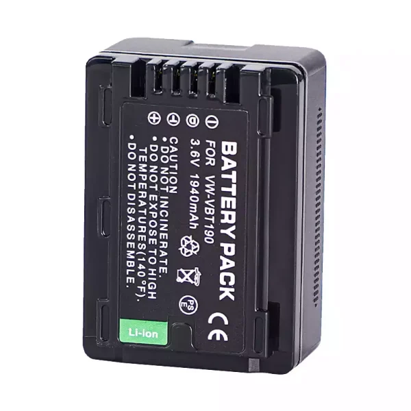 ⁦بطارية الكاميرا PANASONIC VW-VBT190⁩ - الصورة ⁦4⁩