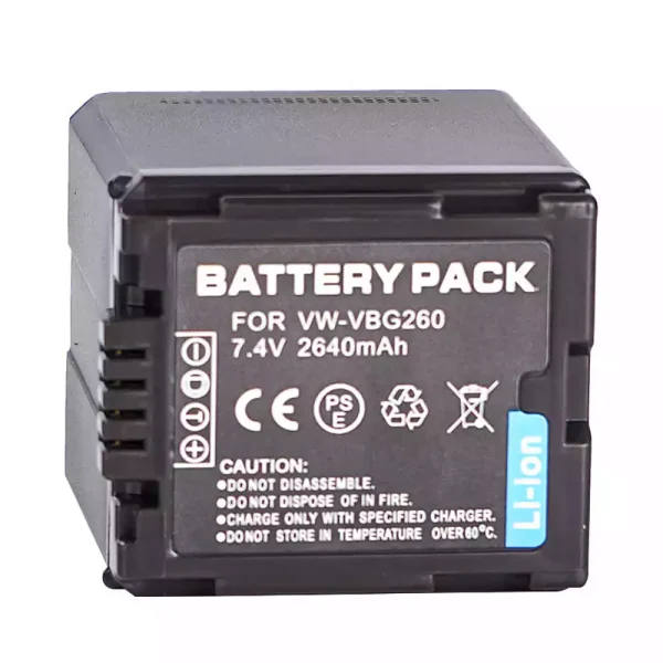 ⁦بطارية الكاميرا PANASONIC VW-VBG260⁩ - الصورة ⁦2⁩