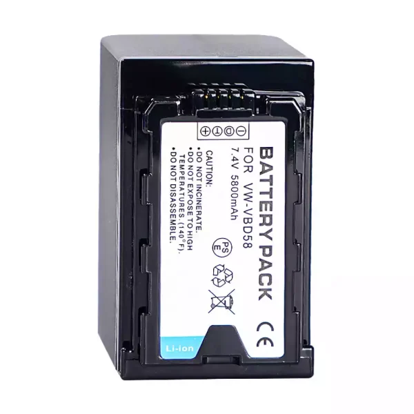⁦بطارية الكاميرا PANASONIC VW-VBD58⁩ - الصورة ⁦2⁩