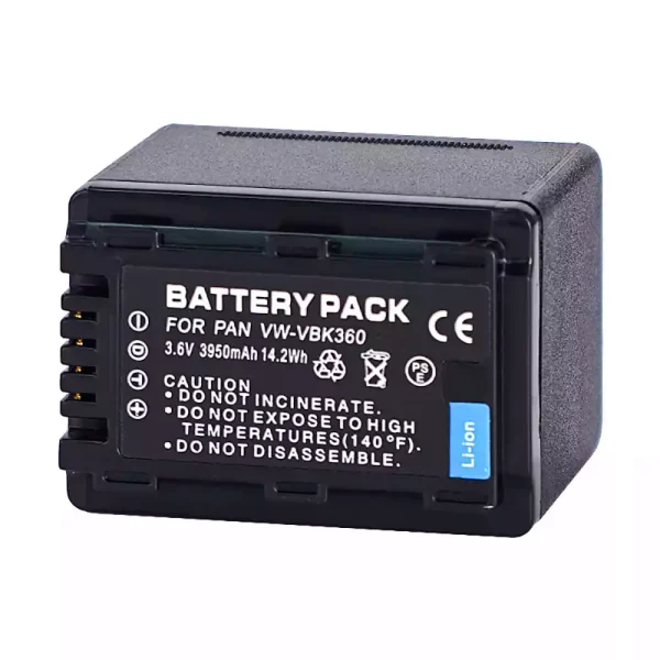 ⁦بطارية الكاميرا PANASONIC HDC-TM40 HDC-TM41 HDC-TM55 HDC-TM80 HDC-TM90⁩ - الصورة ⁦2⁩