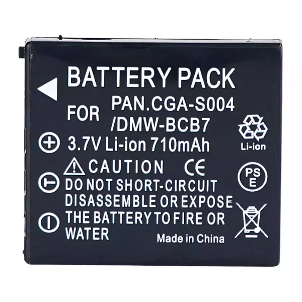 بطارية الكاميرا PANASONIC Lumix DMC-FX2 DMC-FX2B DMC-FX2EBS DMC-FX2EG-S DMC-FX2GN DMC-FX2PL-S DMC-FX2S