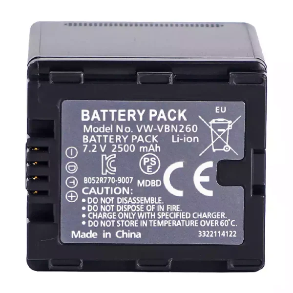 بطارية الكاميرا PANASONIC HDC-HS900 HDC-SD800 HDC-SD900 HDC-TM900
