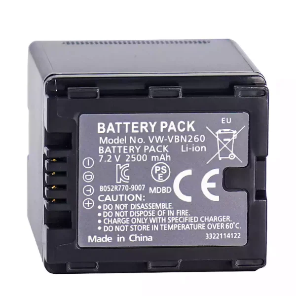 ⁦بطارية الكاميرا PANASONIC HDC-HS900 HDC-SD800 HDC-SD900 HDC-TM900⁩ - الصورة ⁦3⁩