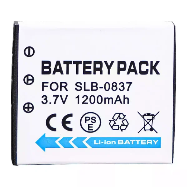 بطارية الكاميرا Samsung SLB-0837 SLB-0737